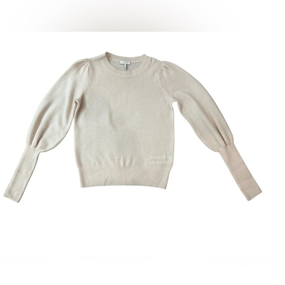 JOIE Noely Wool Cashmere Women’s Crew Neck Ivory Sweater Size XS - Picture 3 of 9